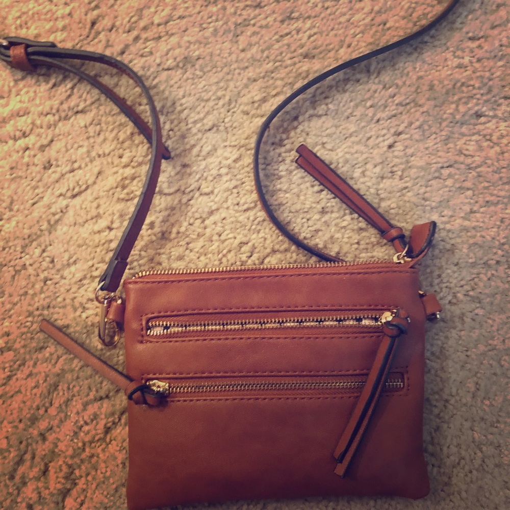 Crossbody brown bag